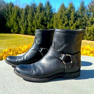 Frye Short Harness Boots, size 8.5